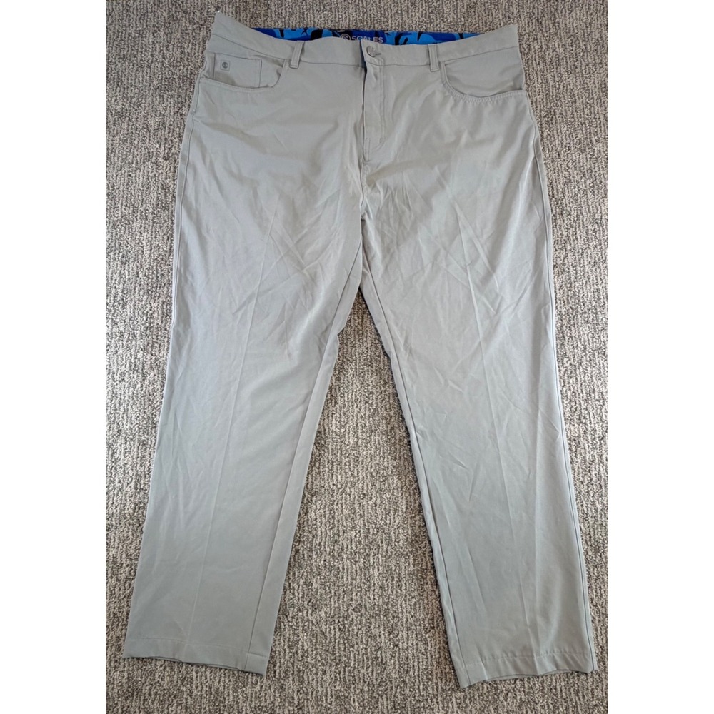 Scales Gear Pants‎ Mens 40x32* Grey Performance Fishing Golf Stretch Trousers